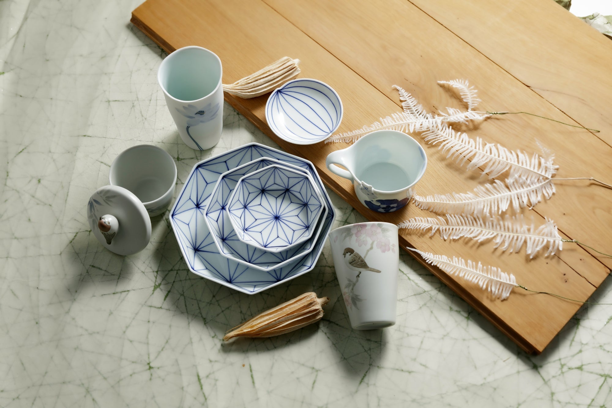 Seto Blue (Sometsuke) – Inaho Ceramics - Traditional Seto ware