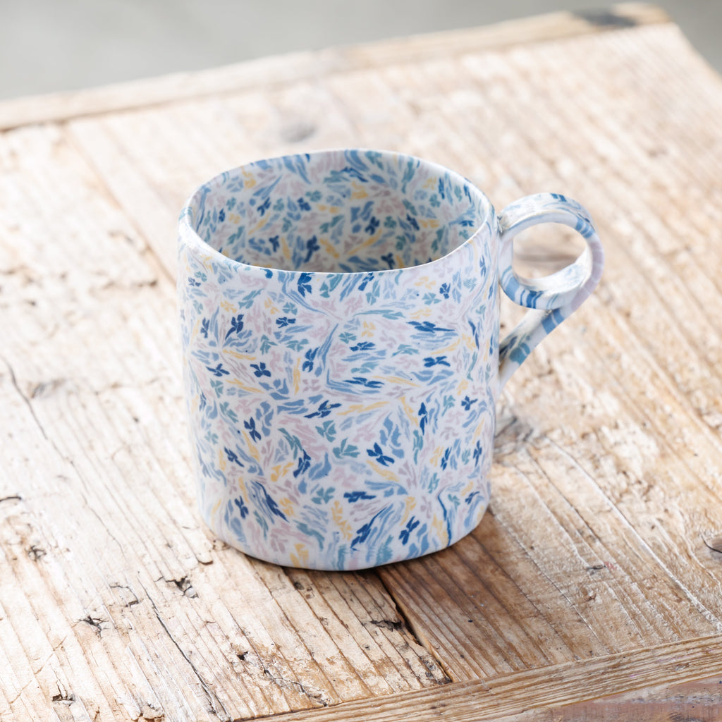 Nerikomi Small Floral Pattern Mug(Pink)