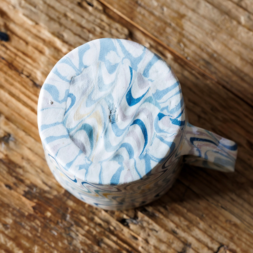 Nerikomi Wave Pattern Mug