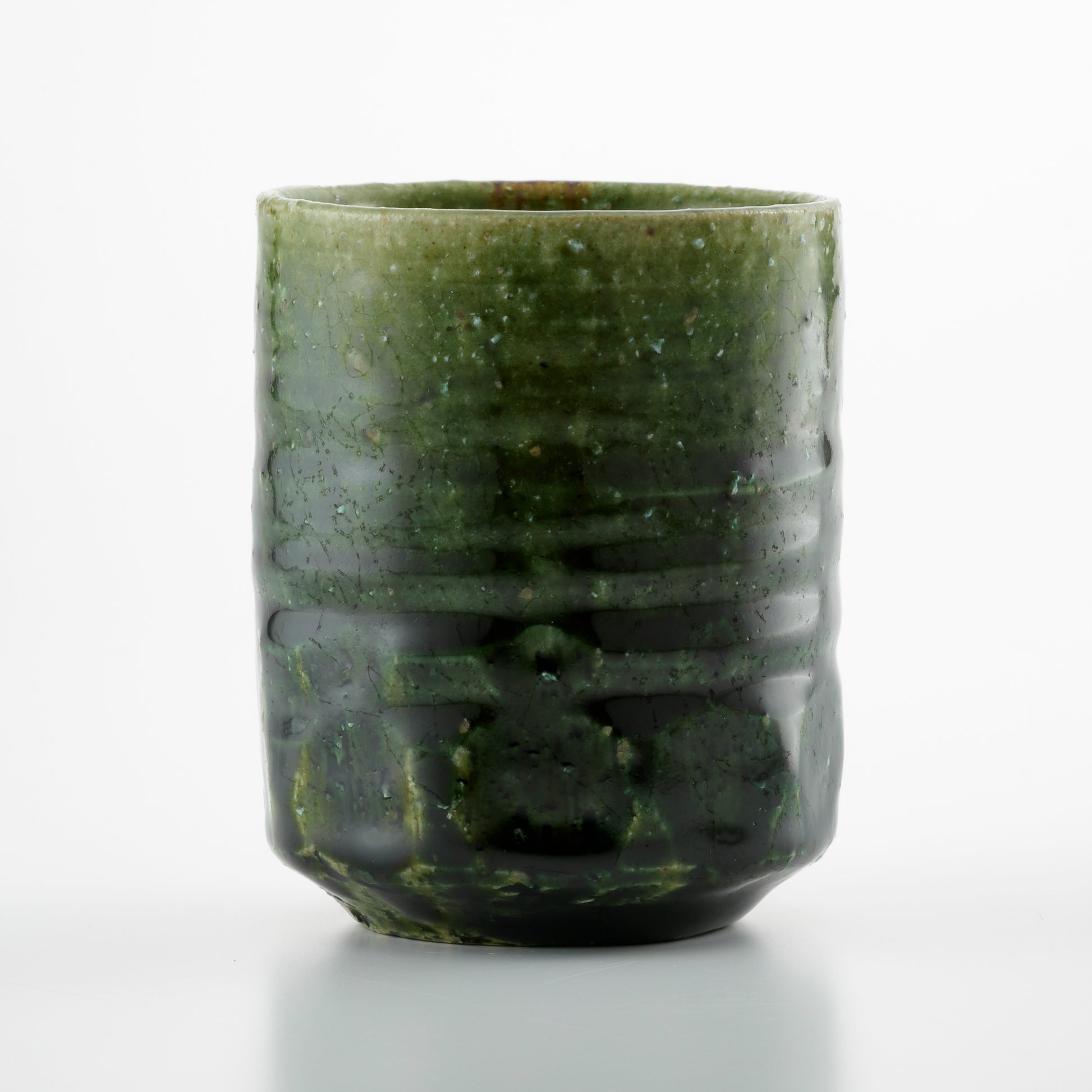 Oribe Yunomi Tea Cup Iron Painting Design