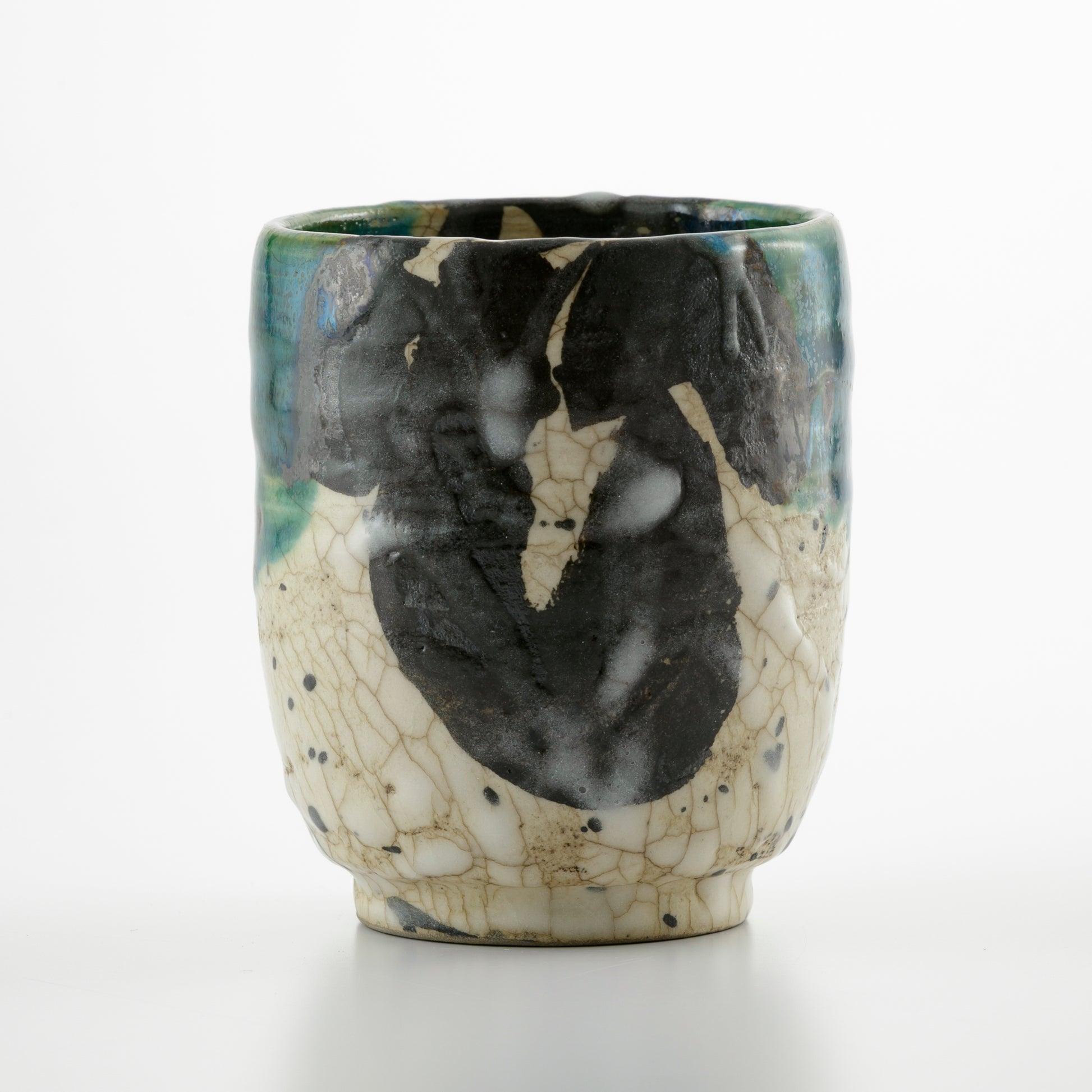 Sushi Yunomi Tea Cup Old-Oribe Style