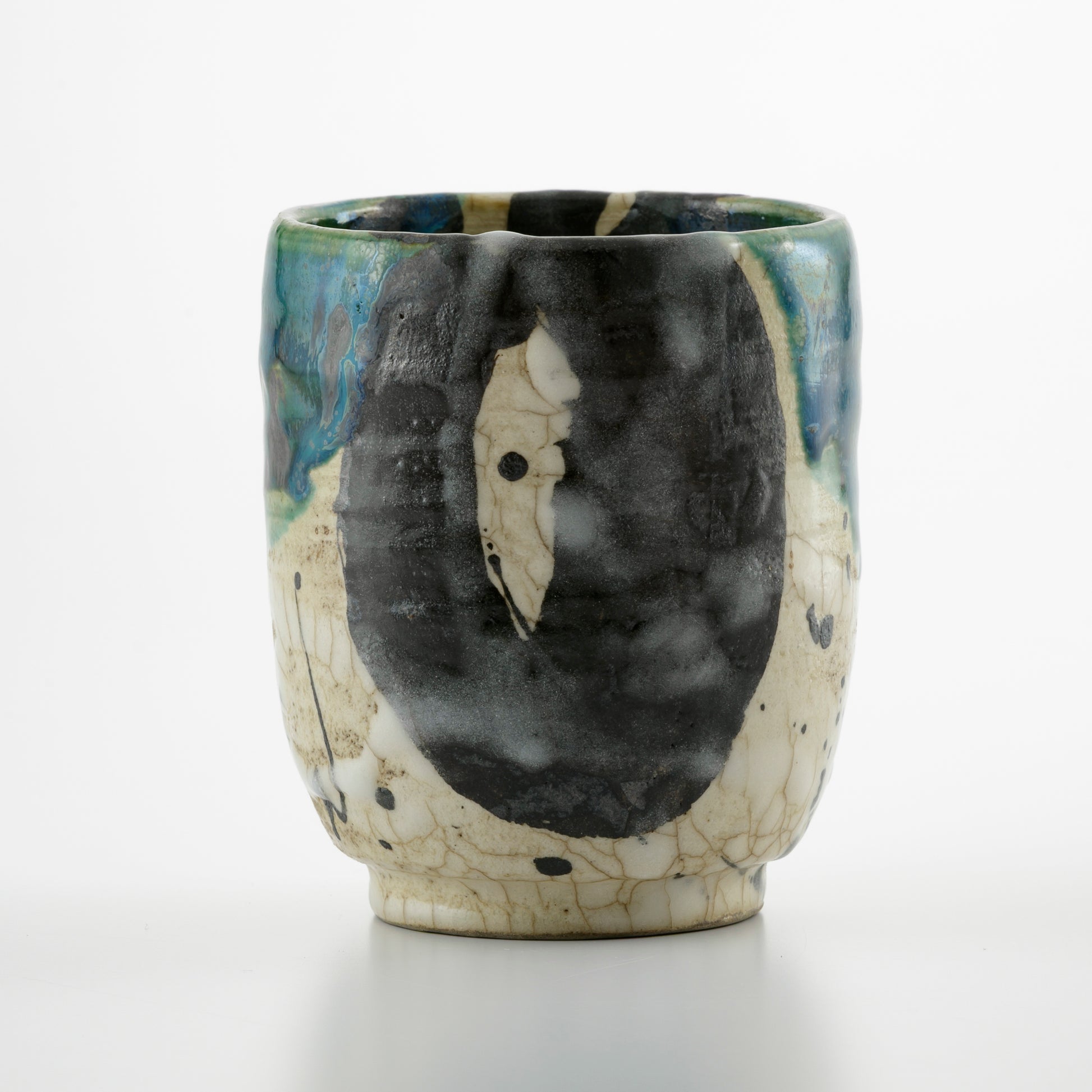 Sushi Yunomi Tea Cup Old-Oribe Style