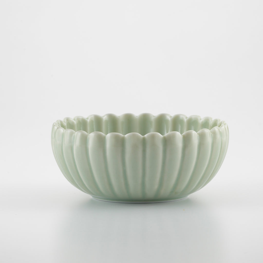 Haiyu Green Kiku Small Bowl