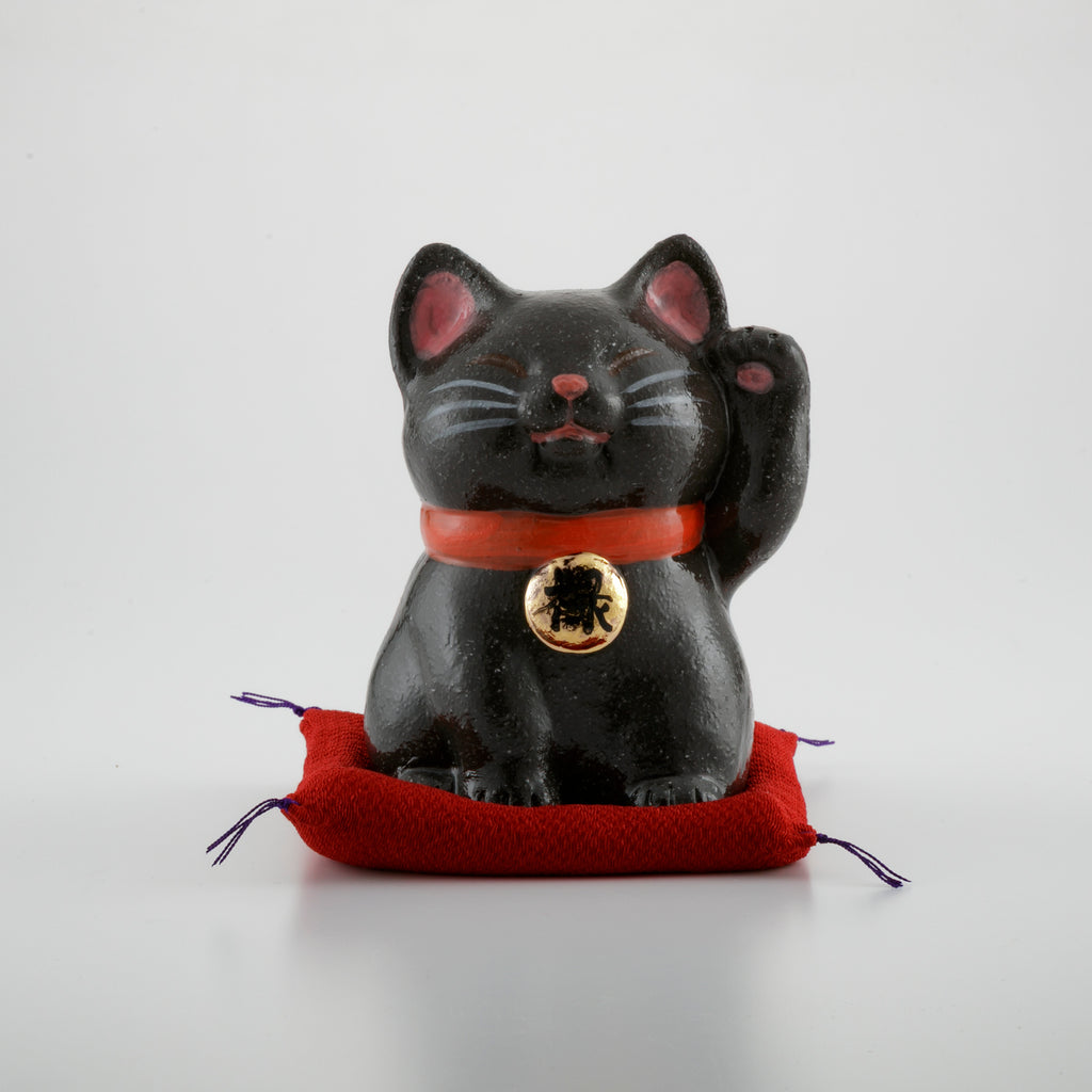 Maneki Neko Black Medium
