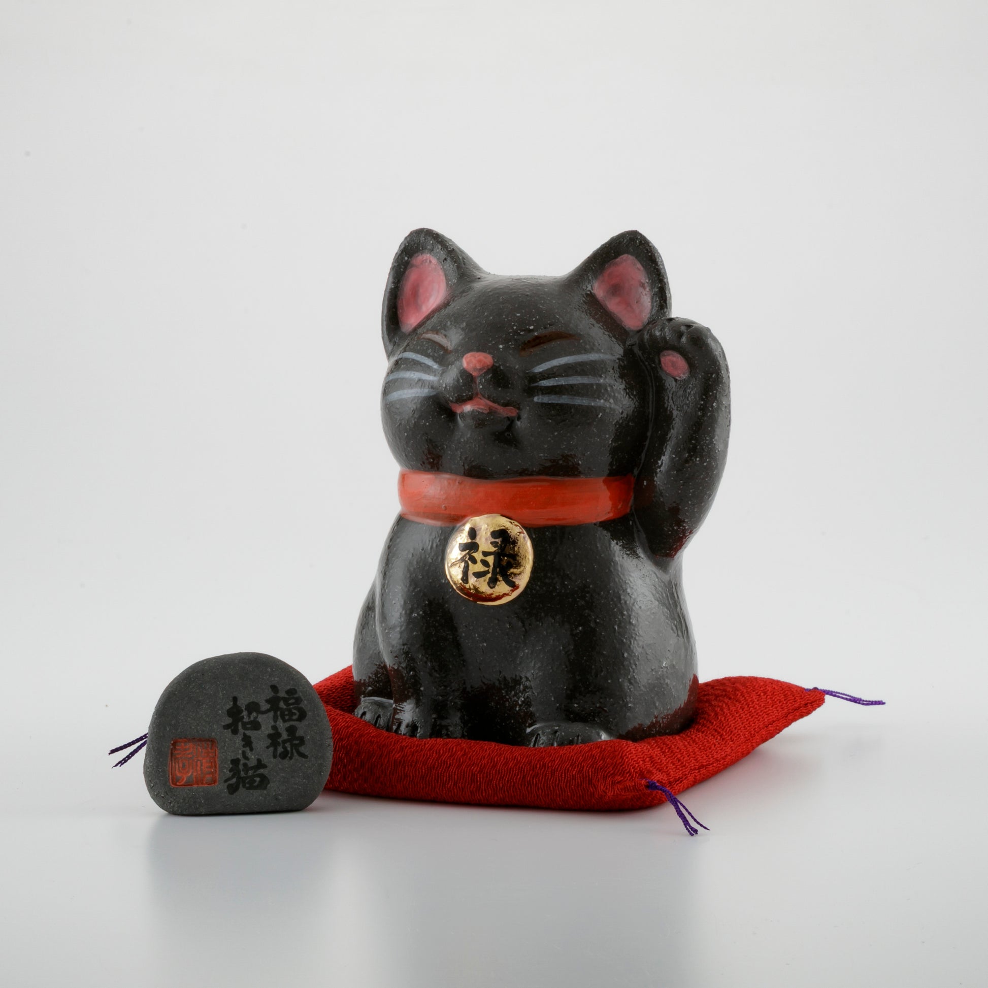 Maneki Neko Black Medium