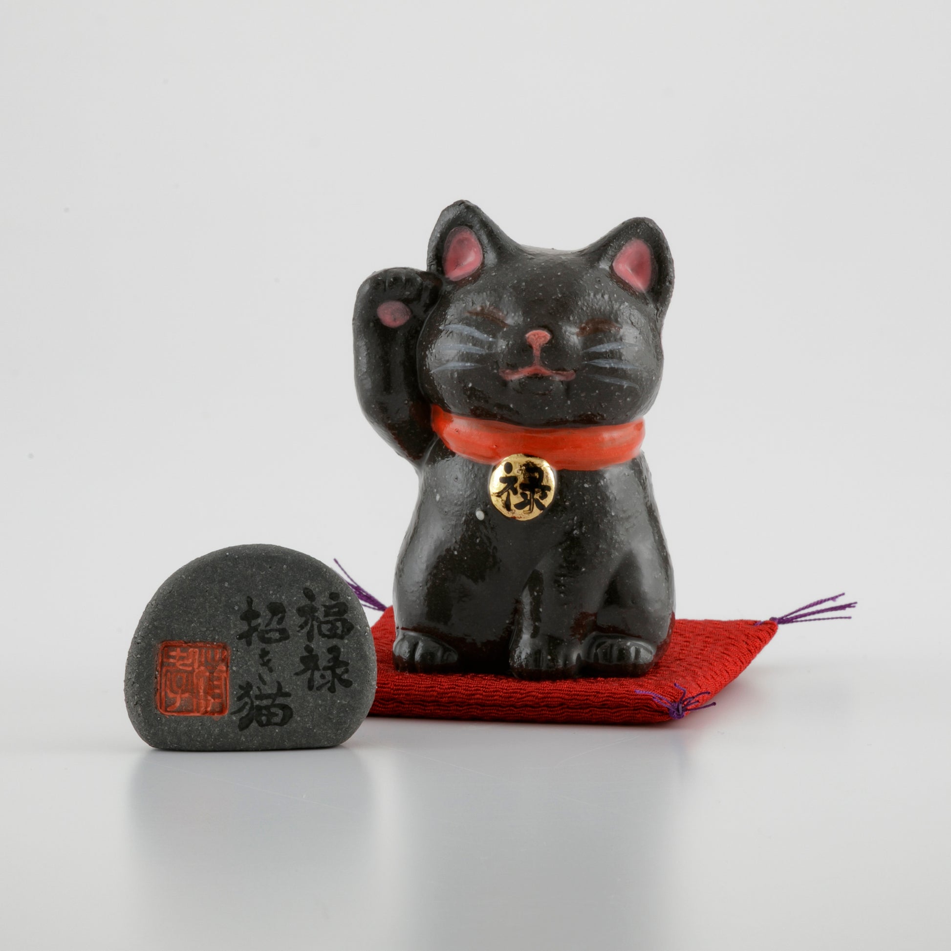 Maneki Neko Black Small