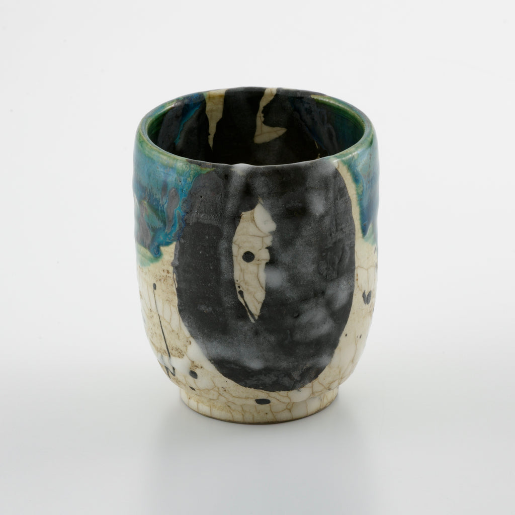 Sushi Yunomi Tea Cup Old-Oribe Style