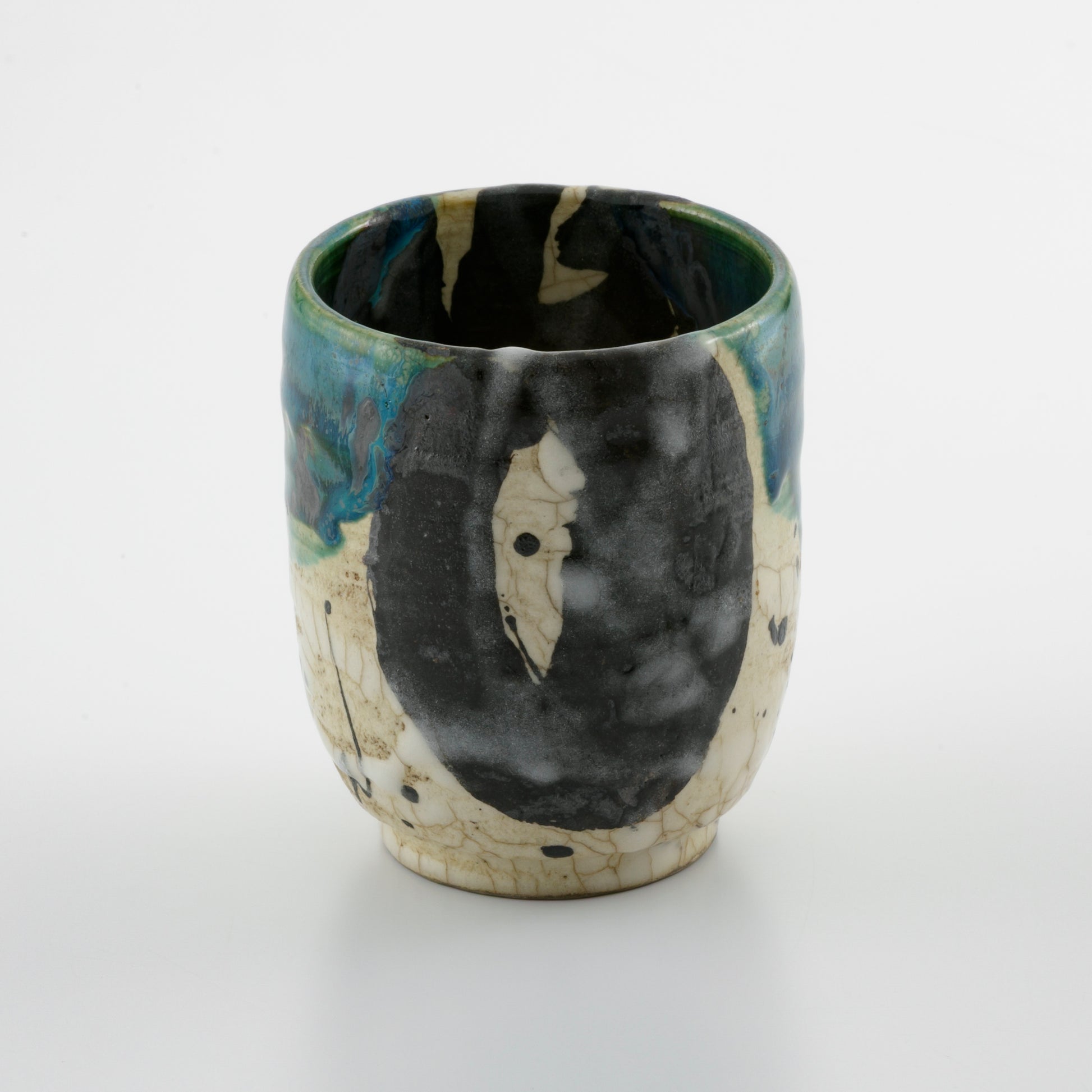 Sushi Yunomi Tea Cup Old-Oribe Style