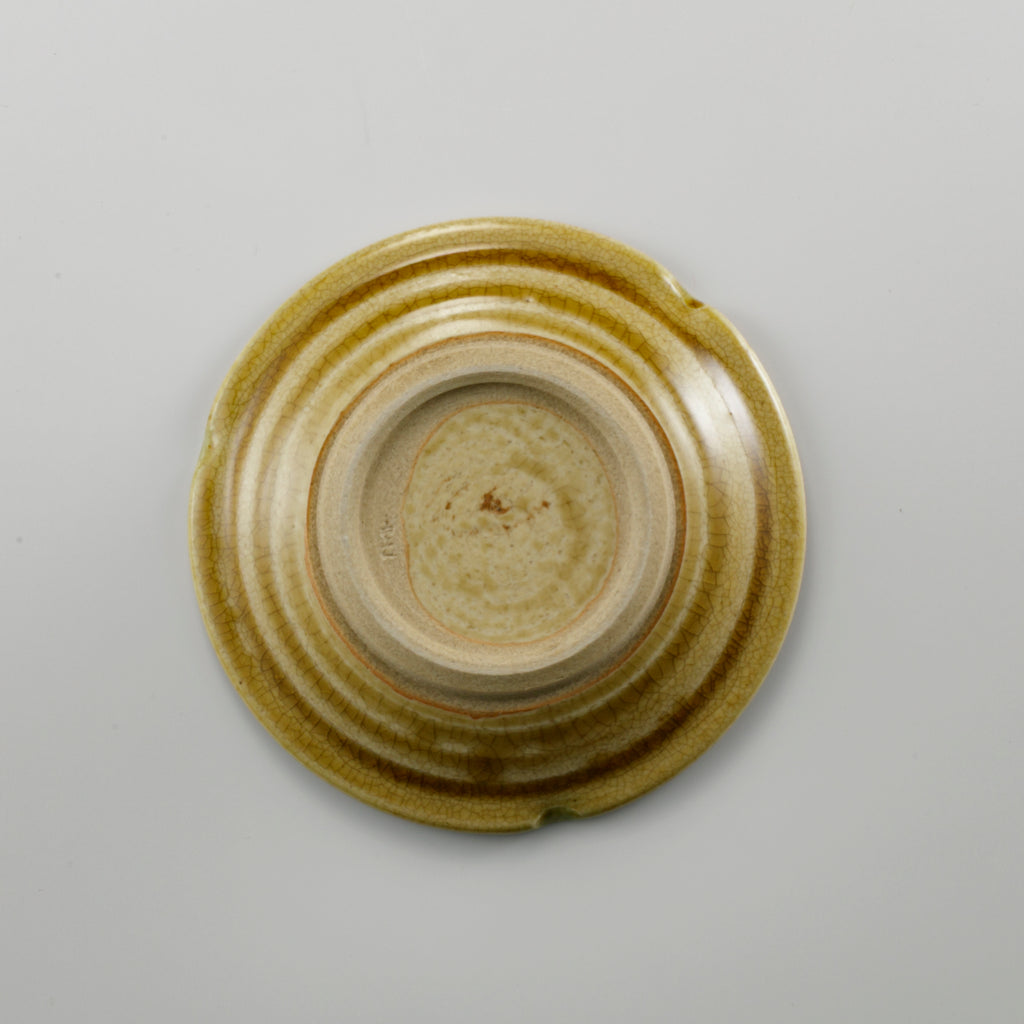 Kiseto Round Plate Plum Motif