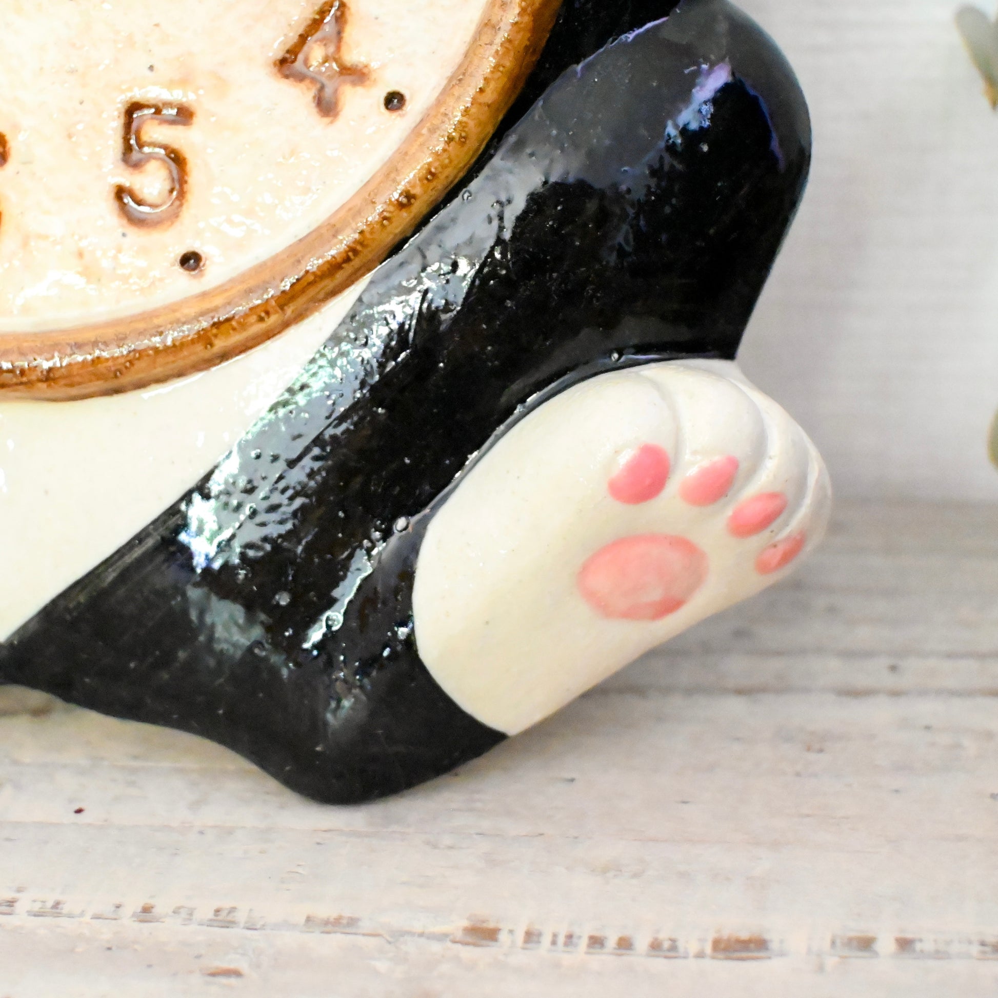Hachiware Cat Pendulum Wall Clock