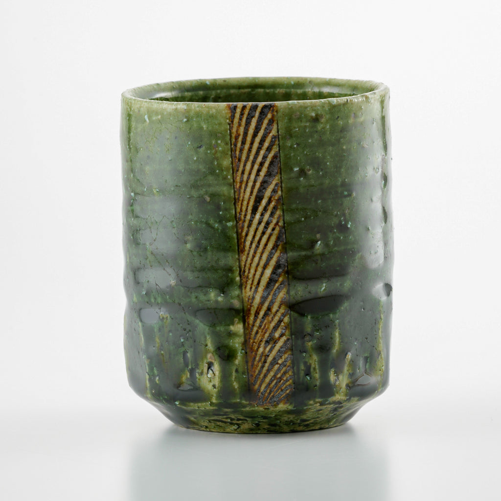 Oribe Yunomi Teetasse Eisenmalerei-Design