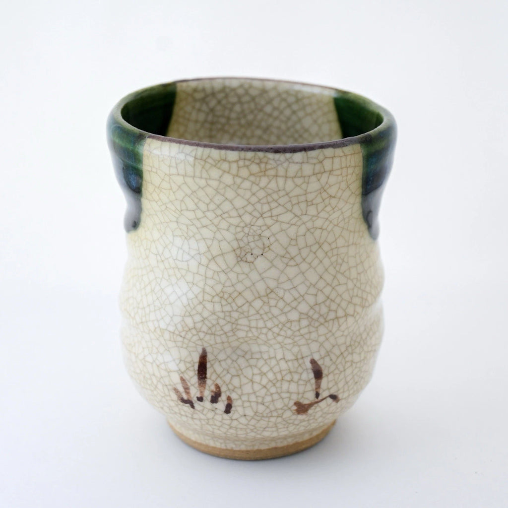 Seto Oribe Style Yunomi Tea Cup