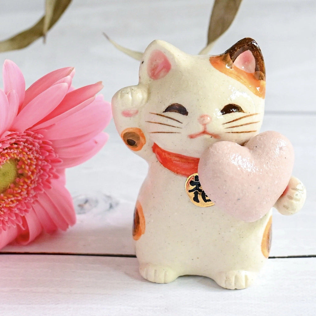 Maneki Neko Schwarz Klein