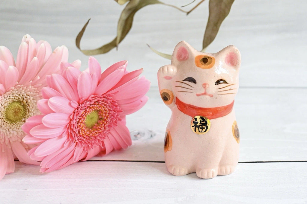 Maneki Neko Schwarz Klein