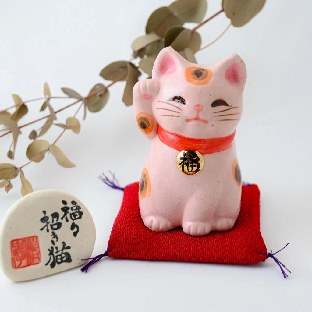 Maneki Neko Schwarz Klein