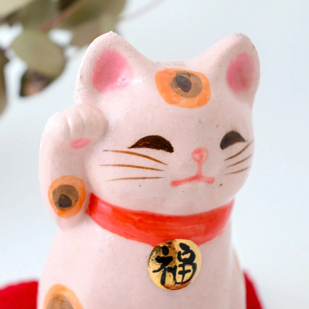 Maneki Neko Schwarz Klein